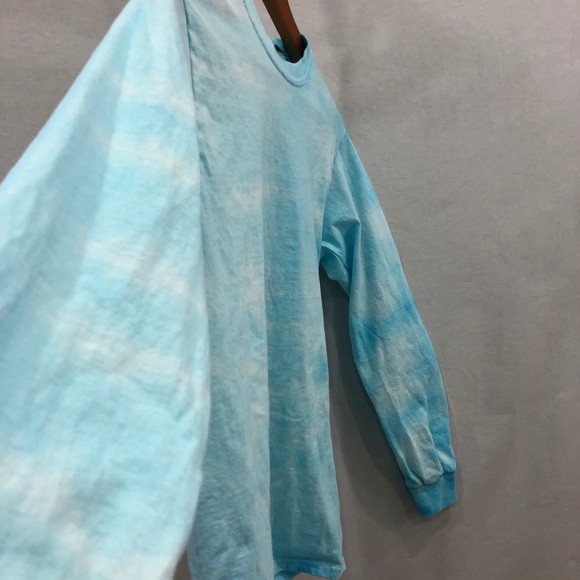 Blue tie dye oversized sweatsuit - Picture 3 of 9